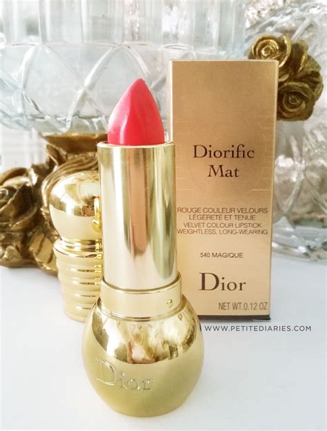 diorific mat 540 magique dior lipstick|FALLING FOR DIOR DIORIFIC MAT LIPSTICK .